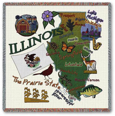 State Square Throws - Illinois State Square Throws - Illinois