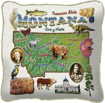 State Pillow Cases - Montana