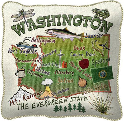 State Pillow Cases - Washington