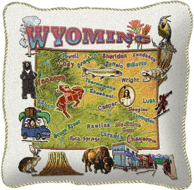 State Pillow Cases - Wyoming