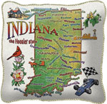 State Pillow Cases - Indiana