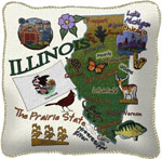 State Pillow Cases - Illinois