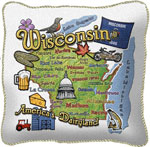 State Pillow Cases - Wisconsin