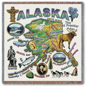 State Square Throws - Alaska