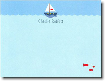 Boatman Geller Stationery - Sailboat Boatman Geller Stationery - Sailboat