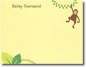 Boatman Geller Stationery - Monkey