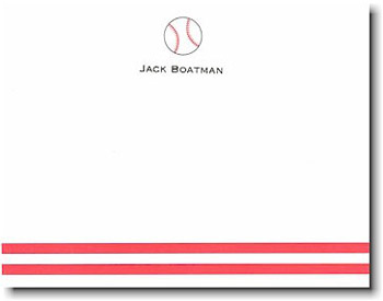 Boatman Geller Stationery - Baseball