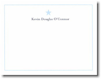 Boatman Geller Stationery - Tiny Blue Star Boatman Geller Stationery - Tiny Blue Star