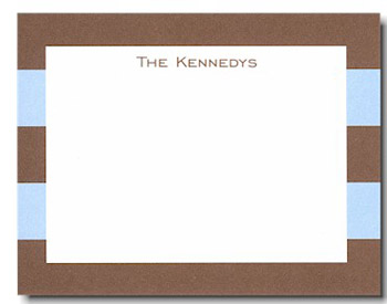 Boatman Geller Stationery - Blue & Brown Rugby Boatman Geller Stationery - Blue & Brown Rugby