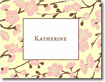 Boatman Geller Stationery - Pink Blossom