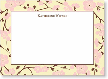 Boatman Geller Stationery - Blossom Pink Large Flat Card