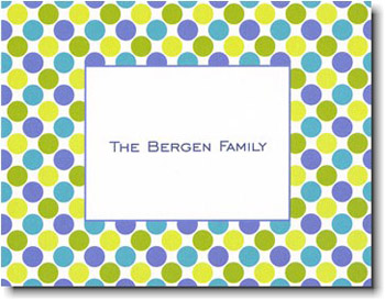 Boatman Geller Stationery - Big Dots Cool Folded Note Boatman Geller Stationery - Big Dots Cool Folded Note
