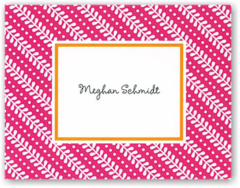 Boatman Geller Stationery - Mod Vine Pink Boatman Geller Stationery - Mod Vine Pink
