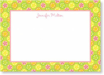 Boatman Geller Stationery - Citrus Large Flat Card Boatman Geller Stationery - Citrus Large Flat Card
