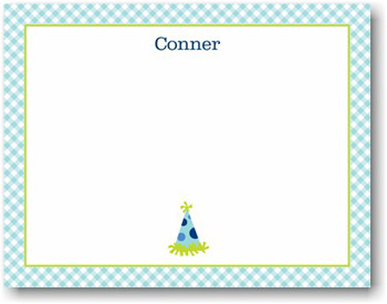 Boatman Geller Stationery - Gingham Party Hat Boatman Geller Stationery - Gingham Party Hat