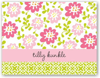 Boatman Geller Stationery - Block Meadow Pink Boatman Geller Stationery - Block Meadow Pink