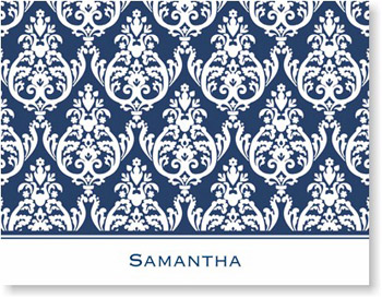 Boatman Geller Stationery - Madison Navy Folded Note Boatman Geller Stationery - Madison Navy Folded Note