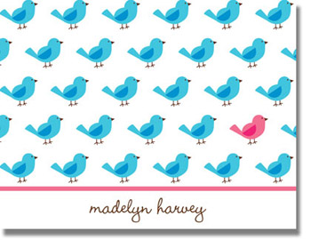 Boatman Geller Stationery - Birdies Repeat