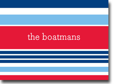 Boatman Geller Stationery - Espadrille Nautical Folded Note Boatman Geller Stationery - Espadrille Nautical Folded Note