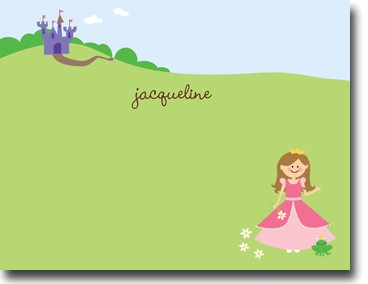 Boatman Geller Stationery - Princess Party Flat Card