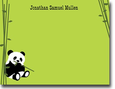 Boatman Geller Stationery - Panda Flat Card Boatman Geller Stationery - Panda Flat Card