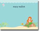 Boatman Geller Stationery - Mermaid Flat Card