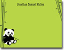 Boatman Geller Stationery - Panda Flat Card