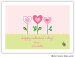 Boatman Geller Stationery - Heart Garden Valentine Flat Card