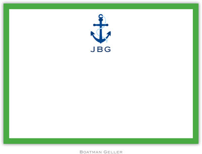 Boatman Geller - Create-Your-Own Personalized Stationery (Icon with Border - Flat Card)