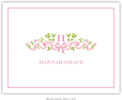 Boatman Geller Stationery - Ribbon Pink