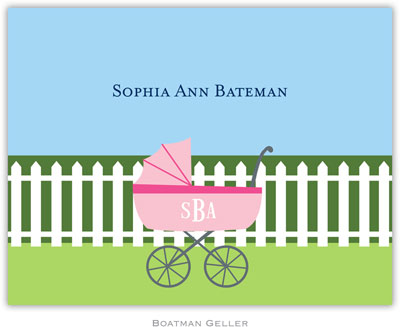 Boatman Geller Stationery - Charming Pram Pink