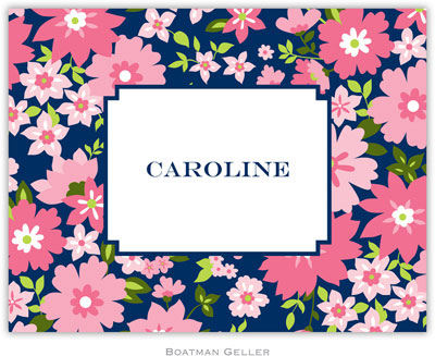 Boatman Geller Stationery - Caroline Floral Pink