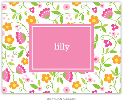 Boatman Geller Stationery - Spring Pink