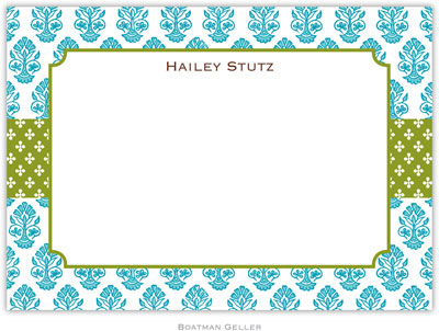 Boatman Geller Stationery - Beti Teal Boatman Geller Stationery - Beti Teal
