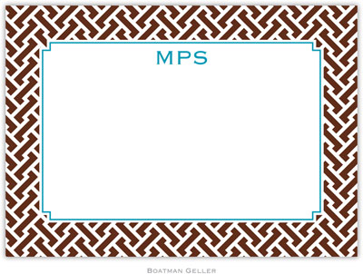 Boatman Geller Stationery - Stella Chocolate Boatman Geller Stationery - Stella Chocolate