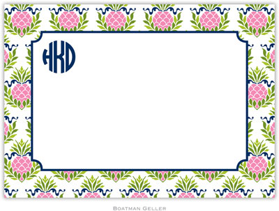 Boatman Geller Stationery - Pineapple Repeat Pink Boatman Geller Stationery - Pineapple Repeat Pink
