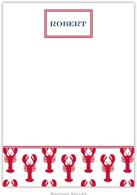 Boatman Geller Stationery - Lobsters Red Boatman Geller Stationery - Lobsters Red