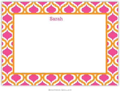 Boatman Geller Stationery - Kate Tangerine & Raspberry Boatman Geller Stationery - Kate Tangerine & Raspberry
