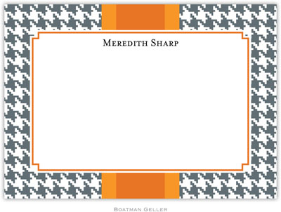 Boatman Geller Stationery - Alex Houndstooth Gray Boatman Geller Stationery - Alex Houndstooth Gray