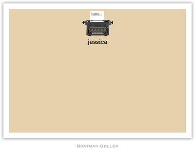 Boatman Geller Stationery - Typewriter