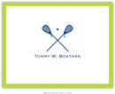 Boatman Geller Stationery - Lacrosse Navy