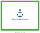 Boatman Geller - Create-Your-Own Personalized Stationery (Icon with Border - Foldover Note)