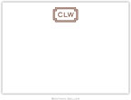 Boatman Geller Stationery - Newport Rectangle Monogram