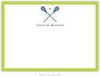 Boatman Geller Stationery - Lacrosse Navy