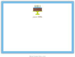 Boatman Geller Stationery - Birthday Cake Blue