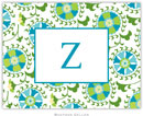 Boatman Geller Stationery - Suzani Teal