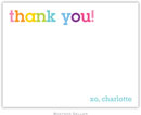 Boatman Geller Stationery - Rainbow Thank You