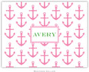 Boatman Geller Stationery - Anchors Pink