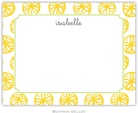 Boatman Geller Stationery - Summer Yellow (Flat)