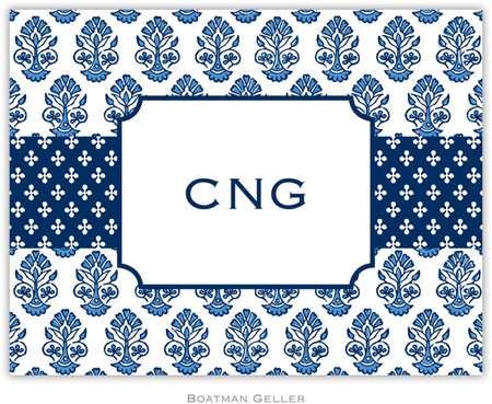 Boatman Geller Stationery - Beti Navy (Folded) Boatman Geller Stationery - Beti Navy (Folded)